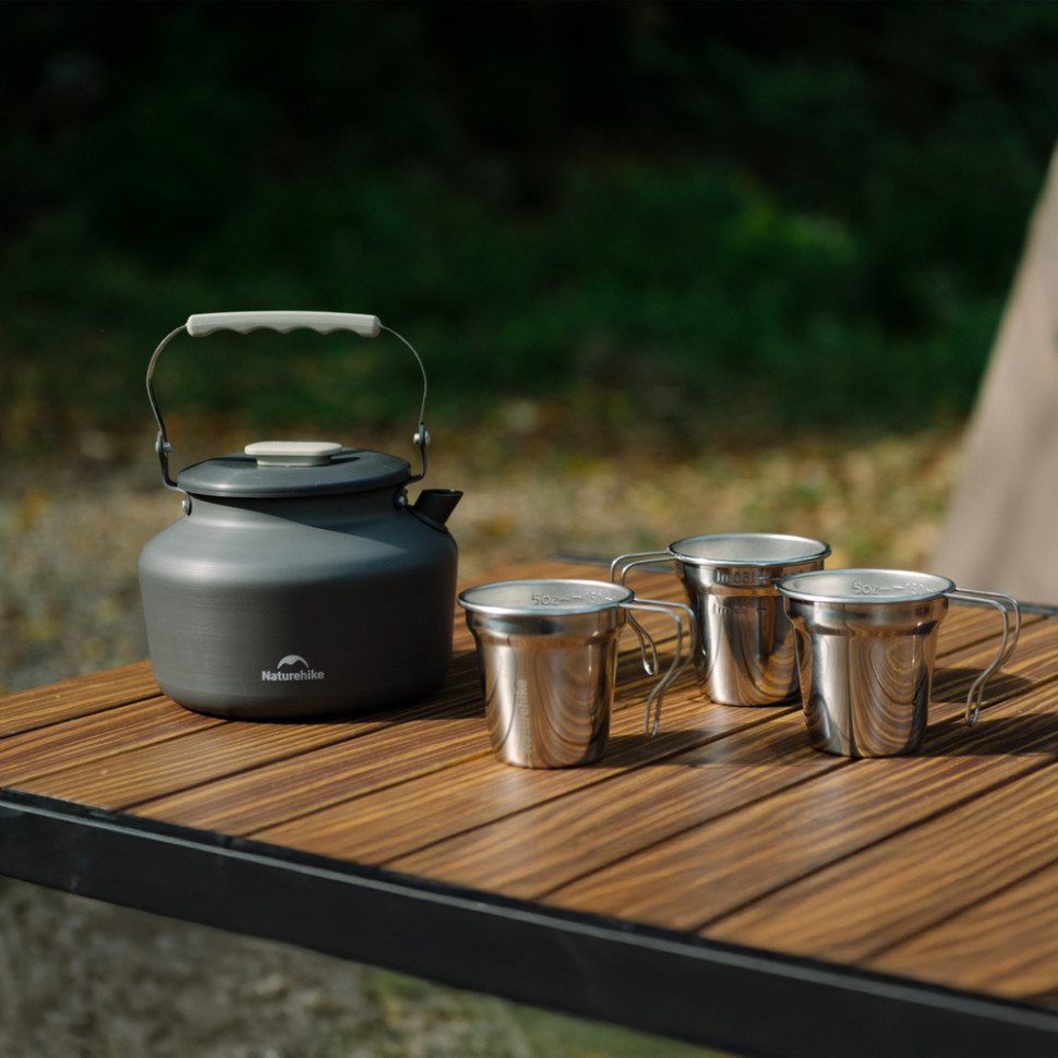Кемпінговий чайник Naturehike CNK2450CF030 1,4 л, алюміній Київ - фото 10