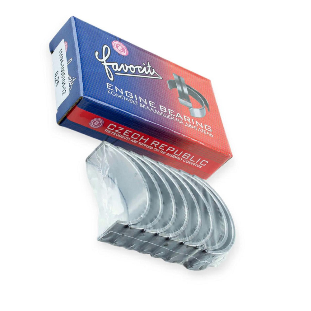 Вкладиші валу 1118,2170 (дв. 11194,21126) CZ Favorit 0,5 шатун колінчастого Мукачево - фото 1