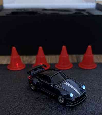 Міні дріфт машинка Porsche 911 1:64 на радіокеруванні (на пульті) Київ