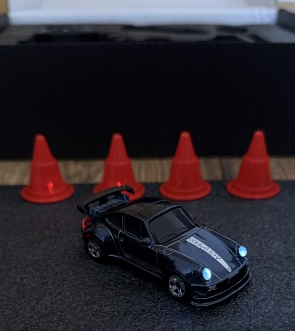 Міні дріфт машинка Porsche 911 1:64 на радіокеруванні (на пульті) Київ - фото 4