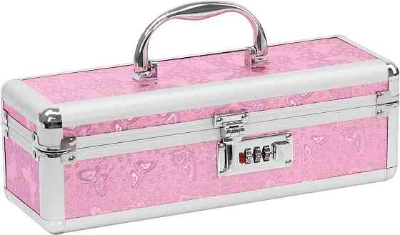 Кейс для зберігання секс-іграшок BMS Factory - The Toy Chest Lokable Vibrator Case Pink з кодовим за Sex Aura Киев