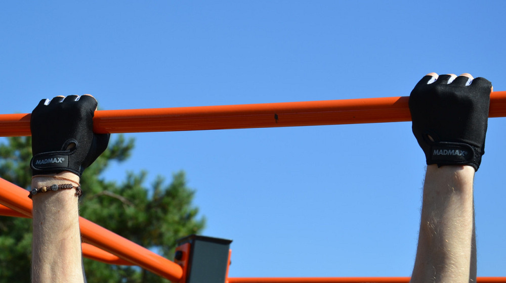 Рукавички для фітнесу MadMax MFG-251 Rainbow Grey L Каменское - изображение 10