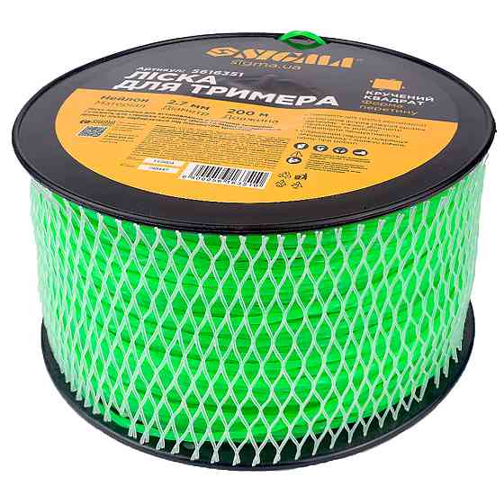 Sigma Леска для триммера крученый квадрат Ø2.7мм 200м катушка SIGMA (5616351) Коломыя