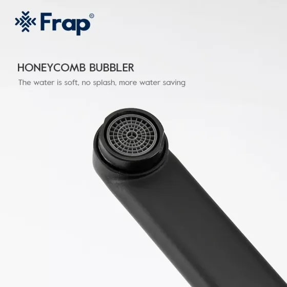 Смеситель для ванны с душевым гарнитуром Frap F2262 черный Киев