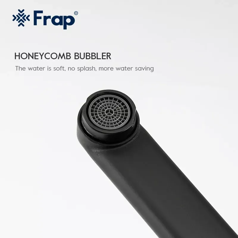 Смеситель для ванны с душевым гарнитуром Frap F2262 черный Киев - изображение 6