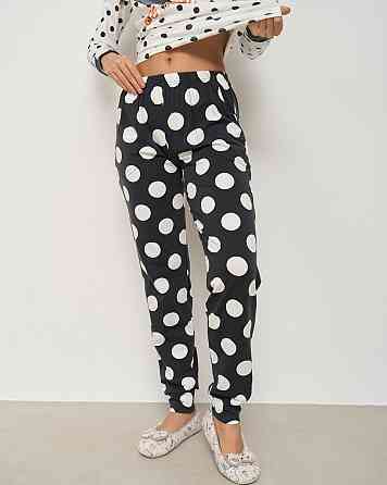 Женская пижама со штанами - Пингвин - в горошек - Family look мама/дочка Nicoletta 96717 XL Киев