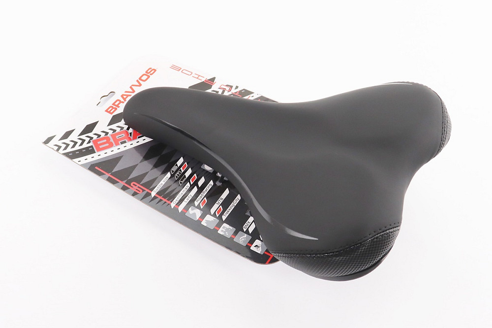 Сидіння MTB 275x165мм, чорне CPO-3373 Київ - фото 1