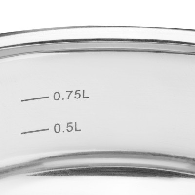 Ковш Ardesto Gemini Liguria, 1.3л, нержавіюча сталь (AR4313GB) Винница - изображение 2