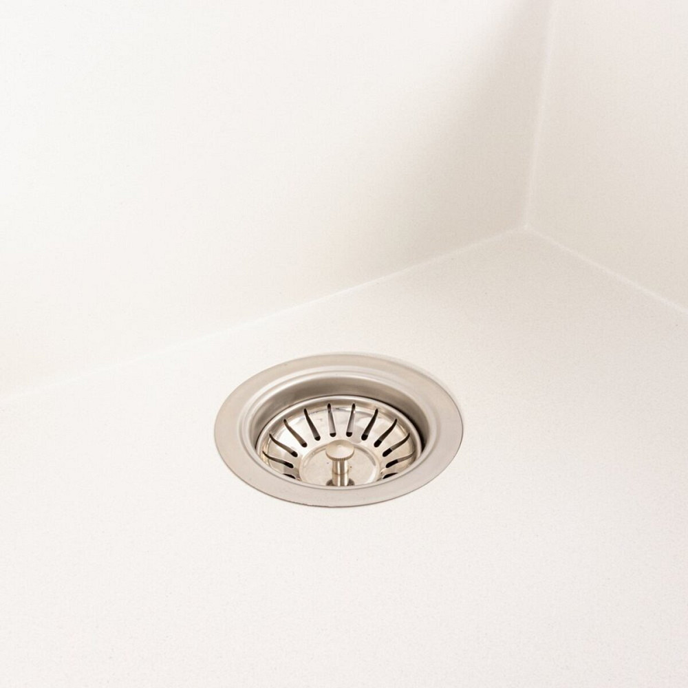 VALESO Гранітна мийка для кухні VALESO ATLAS 9651 матова Білосніжна Киев - изображение 5