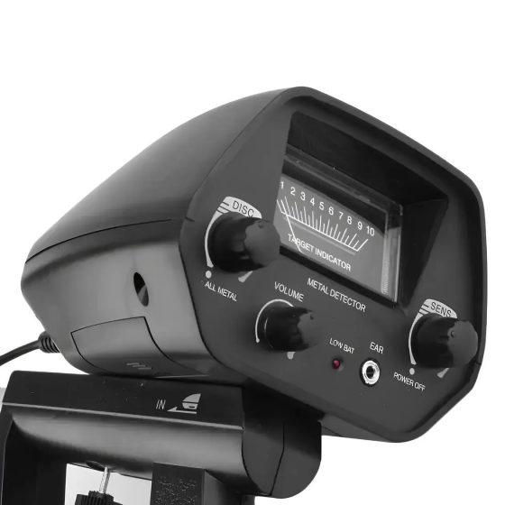 Металошукач високочутливий Resteq MD-4030 для пошуку металів до 115 см (Чорний) Вінниця