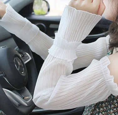 Мітенки рукавички без пальців білі Київ - фото 1