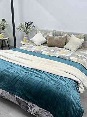 Ecotton Комплект постільної білизни Ecotton полуторний 150х215 см бежевий Листя Киев