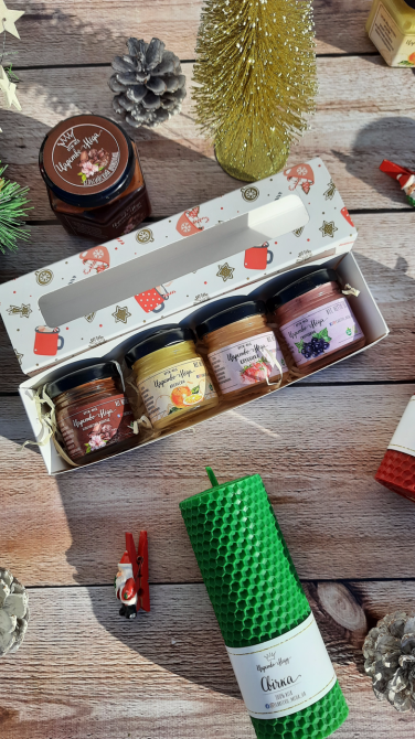 Подарок коллеге на новый год №56 Сладкий подарок для коллеги, крем мед с разными вкусами. Одесса - изображение 3