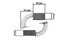 Щетки для электроинструмента 8*16*29 пятак Мукачево