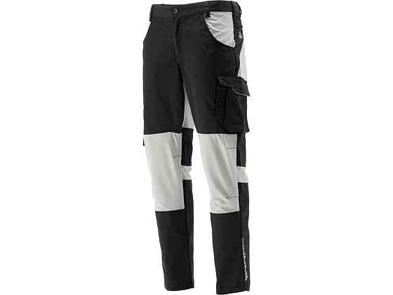 Штани робочі 4-WAY стреч SERWAL чорно-сірі YATO розм XL/ 92-98 см, ріст- 178-188 см, 11 кишень [10] Одесса