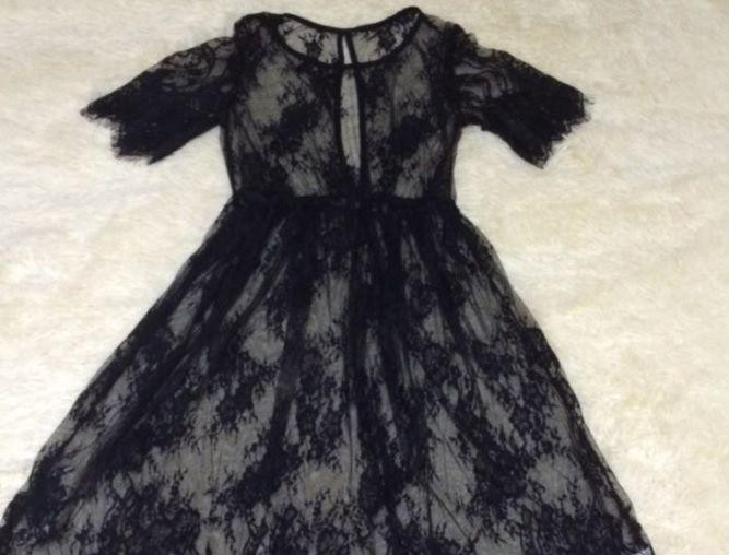 Парео туніка мереживна для пляжу чорний Київ - фото 4