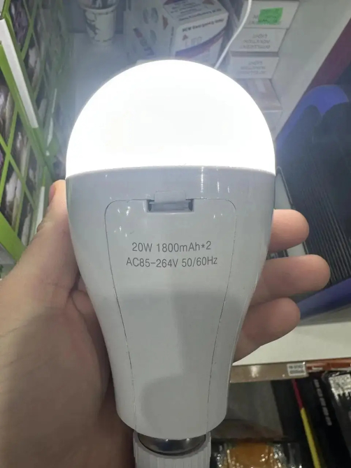 Лампа акумуляторна Emergency lamp J 920 20W Білий Вінниця - фото 8