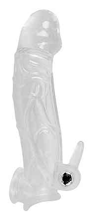 Насадка на член - Chrystal Skin Penis Sleeve Vibro Sex Aura Київ