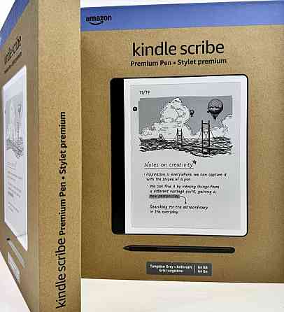 Нова Електронна книга з підсвічуванням Amazon Kindle Scribe 64 GB. Київ