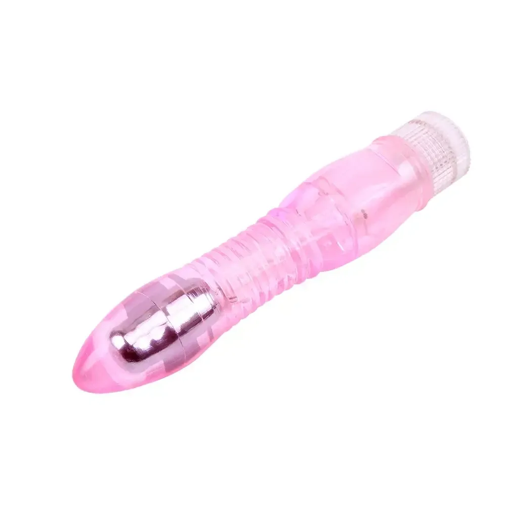 Вибратор прозрачный Chisa Crystal Jellie на батарейках, розовый Sex Aura Киев - изображение 4