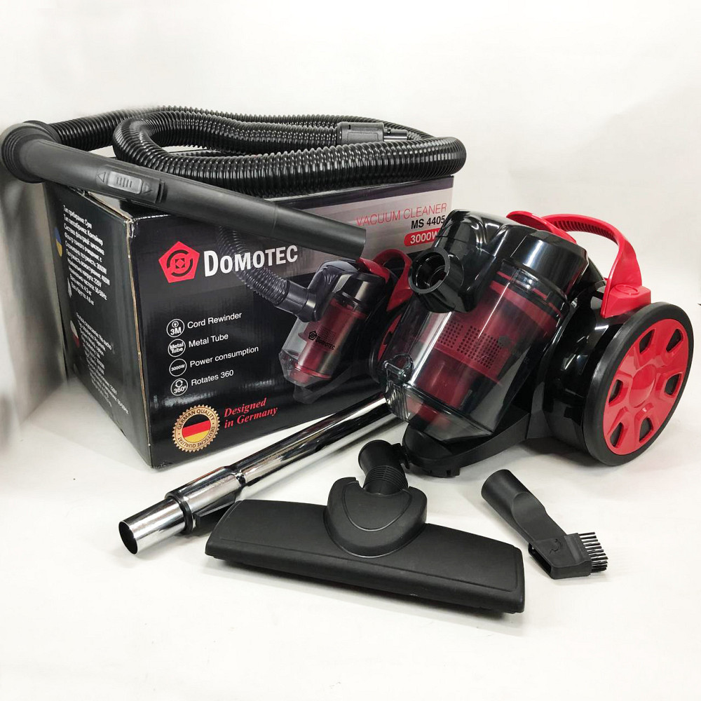 Контейнерний пилосос з турбо щіткою Domotec MS-4405 3000 Вт, Надійний пилосос для квартири YZ-77 Львів - фото 11