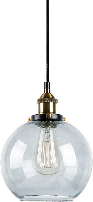 Винтажный подвесной светильник в стиле лофт  (дымчасто-серый 25 см) из Германии Днепр - изображение 1