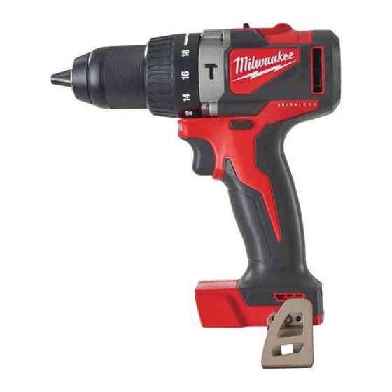 Дрель-шуруповерт с ударом аккумуляторный MILWAUKEE, M18 BLPD2-0X, 82Нм (HD кейс) Одесса