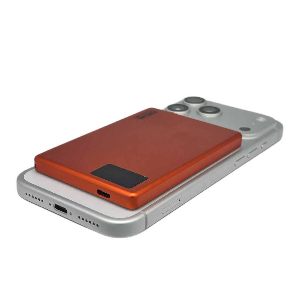 Повербанк 007 10000 mAh 20W з FTF-дисплеєм (MagSafe) - помаранчевий Киев - изображение 14