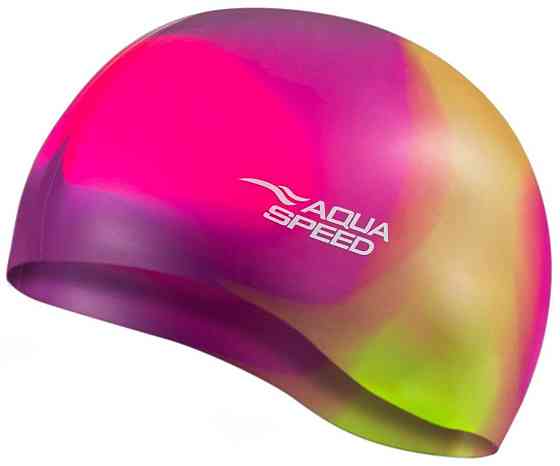 Шапочка для плавания Aqua Speed BUNT113 (pink) Вишнёвое
