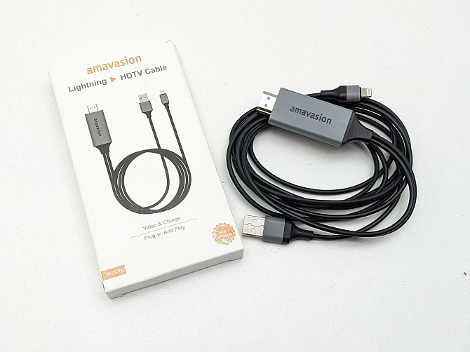 Кабель HDTV перехідник з телефону на телевізор Amavasion Lightning - HDMI TV Луцк - изображение 1