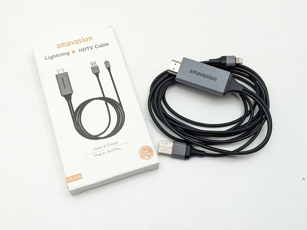 Кабель HDTV перехідник з телефону на телевізор Amavasion Lightning - HDMI TV Луцьк - фото 1