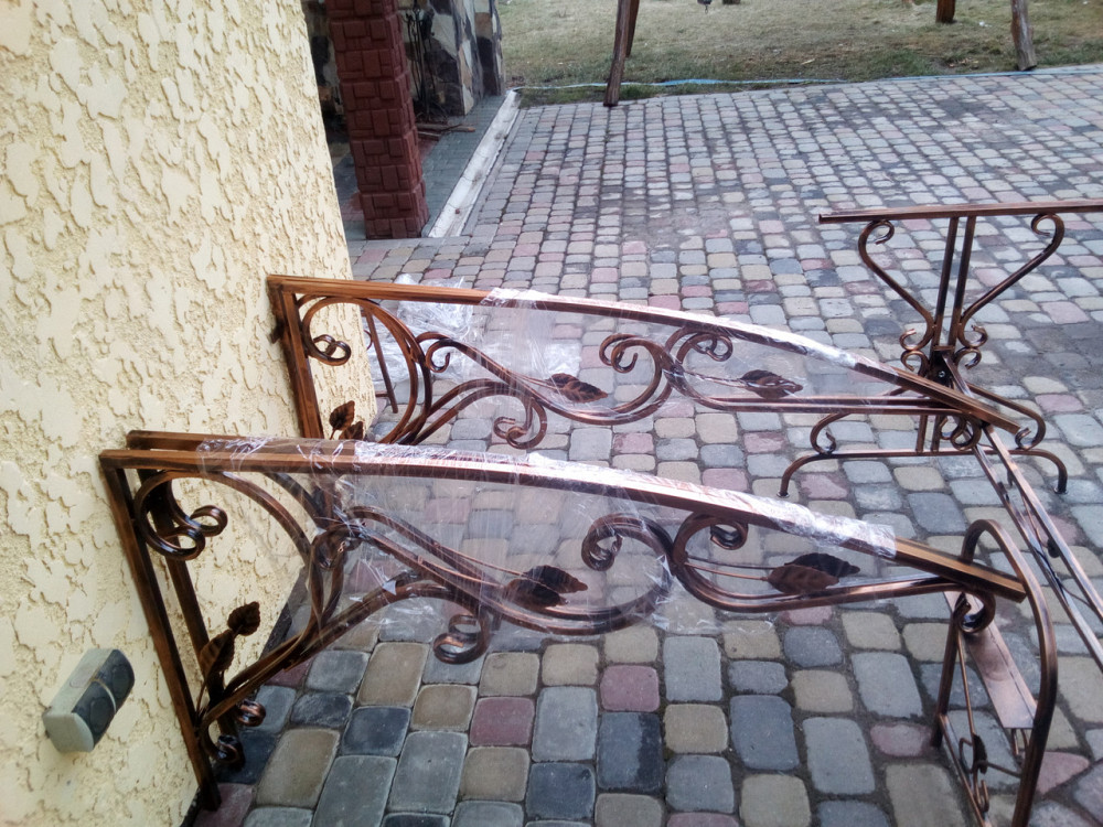 Боковины для козырька кованые 1 м V-008 Киев - изображение 5