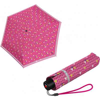 Зонт Knirps Rookie Manual Triple Pink Reflective (Kn95 6050 8540) Винница
