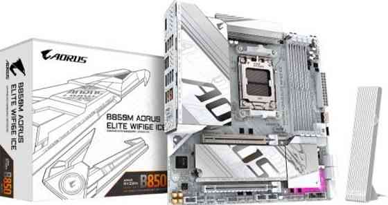 Материнская плата Gigabyte B850M AORUS ELITE WIFI6E ICE. Киев