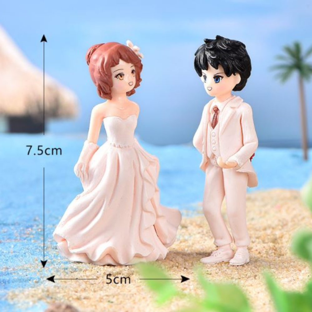 Декоративні статуетки Освідчення для мінісаду, флоріріуму, мосаріуму, вазона, моделі, мікроландшафту Білий Одеса - фото 2