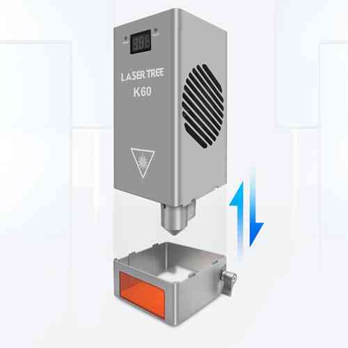 Мощный лазер с подачей воздуха для резки гравировки 60Вт 450нм Laser Tree K60 Винница