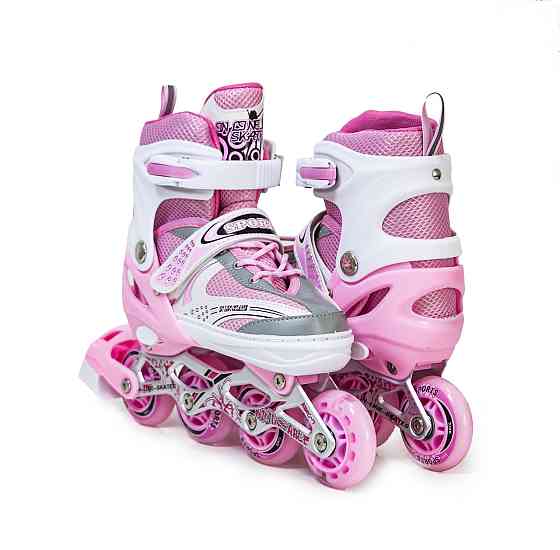 Дитячі розсувні ролики Star Happy "Pastel Pink". Розмір 34-38 Одеса