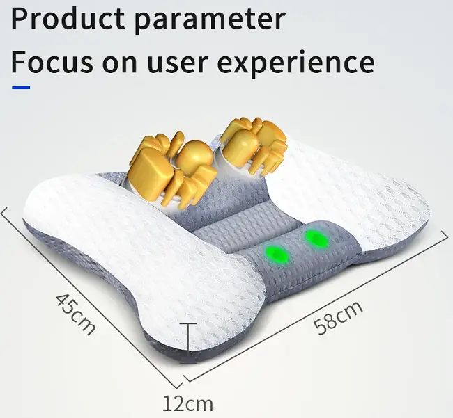 Массажер для шеи А-3 Массажная подушка (Серая) Винница - изображение 5