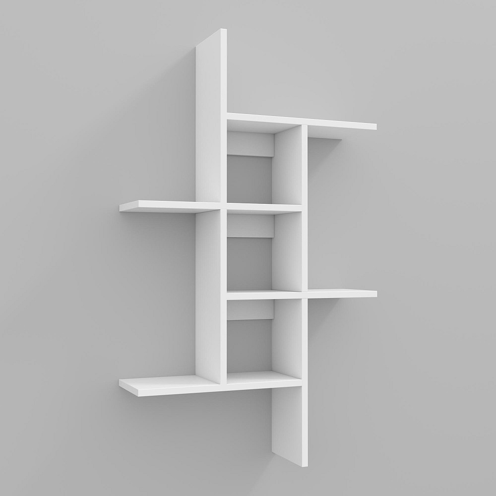 Полиця навісна ПН-7, Білий, 630/180/1070 Львів - фото 1