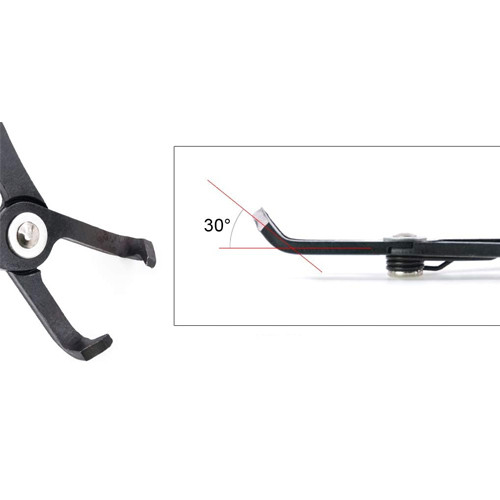 Щипцы для снятия обшивки и клипс, изогнутые 30град, сталь Винница - изображение 2