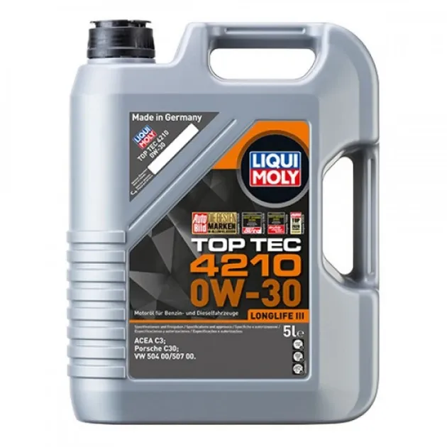 Liqui Moly 21605 Моторна олива Top Tec 4210 SAE 0W-30 (5 л) Ковель - фото 1