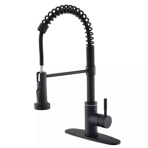 Сенсорный смеситель для кухонной раковины WanFan с выдвижным изливом, кран кухонный с температурной подсветкой Каменец-Подольский