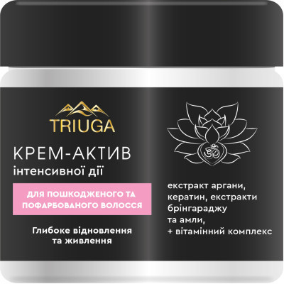 Крем для волосся Triuga Глибоке відновлення та живлення Для пошкодженого та фарбованого волосся 300 мл (4820164640760) Вінниця - фото 1