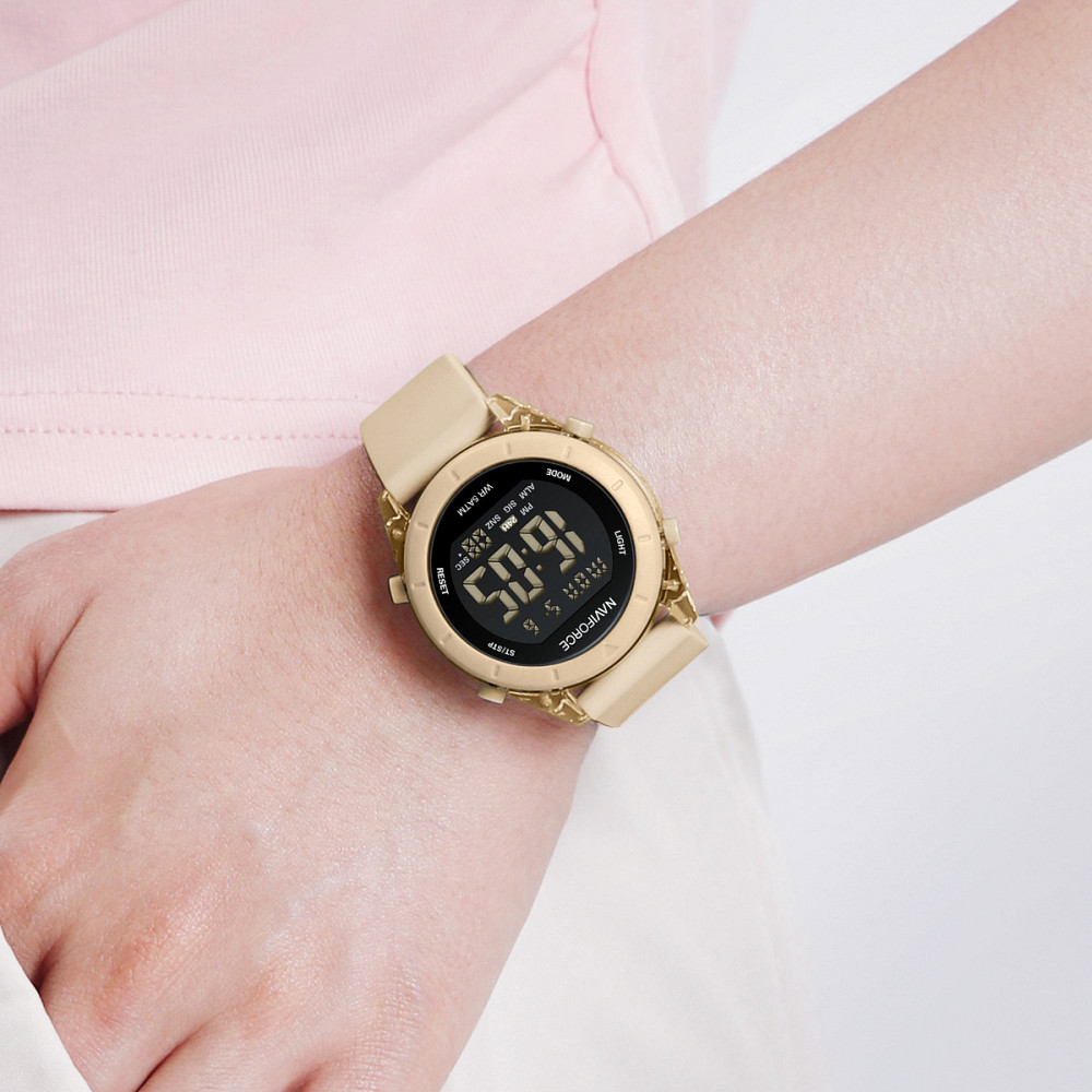 Часы женские кварцевые Naviforce Party Бежевый Винница - изображение 14