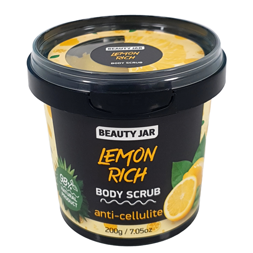 Скраб для тіла Лимонна Розкіш Beauty Jar 200 г Київ - фото 1