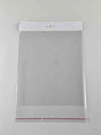 Пакети з липкою стрічкою і европодвесом 20см 23см 25мк 1000 шт Харків