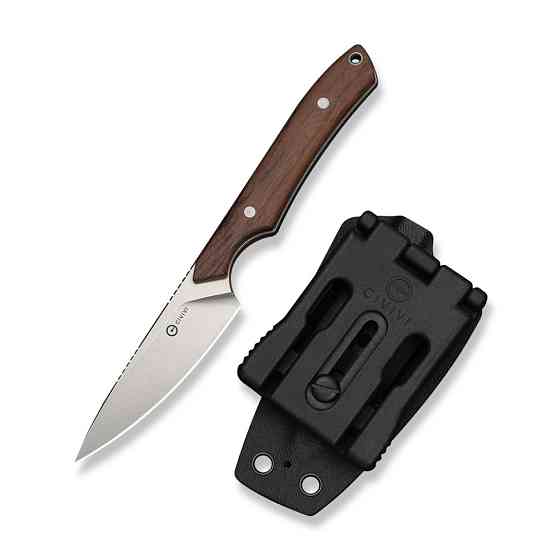 Ніж фіксований кишеньковий Civivi High Grass Field Knife (7,4 см) 14C28N / Wood дерево з чохлом Киев