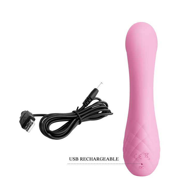 Вибратор с клиторальным отростком Розовый RON Pretty Love Sex Aura Киев - изображение 4