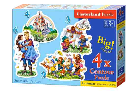 Пазлы Castorland 4х1(3,4,6,9), шт Киев