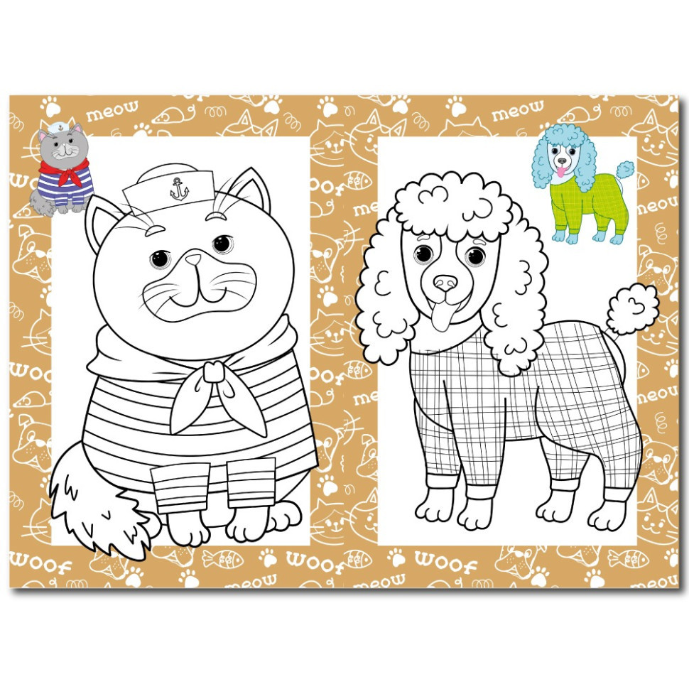 Книжка раскраска 